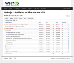 wbTeamPro Client Default Action Tree View
